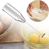 Maxbell Milk Frother Drink Mixer Foam Maker Whisk Stainless Steel Spring Head Whisks Argent