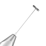 Maxbell Milk Frother Drink Mixer Foam Maker Whisk Stainless Steel Spring Head Whisks Argent