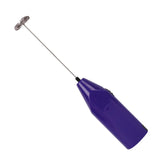 Maxbell Milk Frother Drink Mixer Foam Maker Whisk Stainless Steel Spring Head Whisks Purple