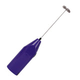 Maxbell Milk Frother Drink Mixer Foam Maker Whisk Stainless Steel Spring Head Whisks Purple