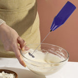 Maxbell Milk Frother Drink Mixer Foam Maker Whisk Stainless Steel Spring Head Whisks Purple