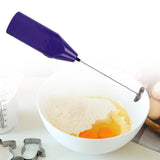 Maxbell Milk Frother Drink Mixer Foam Maker Whisk Stainless Steel Spring Head Whisks Purple