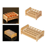 Maxbell Wooden Glass Holder Mug Organizer Serving Holder Cup Rack for Bar Hotel Events 12 Holes