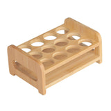 Maxbell Wooden Glass Holder Mug Organizer Serving Holder Cup Rack for Bar Hotel Events 12 Holes