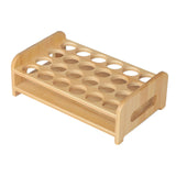 Maxbell Wooden Glass Holder Mug Organizer Serving Holder Cup Rack for Bar Hotel Events 24 Holes