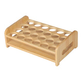 Maxbell Wooden Glass Holder Mug Organizer Serving Holder Cup Rack for Bar Hotel Events 24 Holes