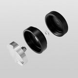 Maxbell Coffee Tamper Espresso Distribution Tool Portable for Shop Kitchen Accessory 51mm Black