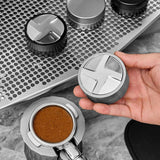 Maxbell Coffee Tamper Espresso Distribution Tool Portable for Shop Kitchen Accessory 51mm Black