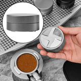 Maxbell Coffee Tamper Espresso Distribution Tool Portable for Shop Kitchen Accessory 58mm Gray