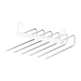 Maxbell Multipurpose Folding Pants Hanger Clothes Hanger for Wardrobe Laundry Room