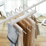 Maxbell Multipurpose Folding Pants Hanger Clothes Hanger for Wardrobe Laundry Room