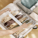 Maxbell Multipurpose Folding Pants Hanger Clothes Hanger for Wardrobe Laundry Room