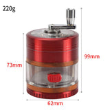 Maxbell Metal Grinder Spice grinder Mill High Quality Easy to Use Multipurpose Red