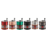 Maxbell Metal Grinder Spice grinder Mill High Quality Easy to Use Multipurpose Red