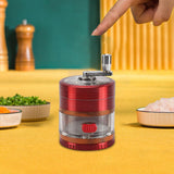 Maxbell Metal Grinder Spice grinder Mill High Quality Easy to Use Multipurpose Red