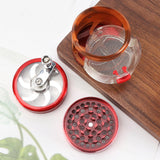Maxbell Metal Grinder Spice grinder Mill High Quality Easy to Use Multipurpose Red