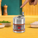 Maxbell Metal Grinder Spice grinder Mill High Quality Easy to Use Multipurpose Argent