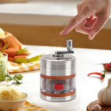 Maxbell Metal Grinder Spice grinder Mill High Quality Easy to Use Multipurpose Argent