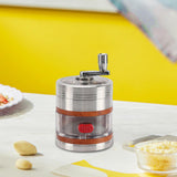 Maxbell Metal Grinder Spice grinder Mill High Quality Easy to Use Multipurpose Argent