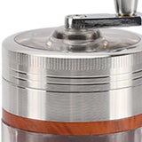 Maxbell Metal Grinder Spice grinder Mill High Quality Easy to Use Multipurpose Argent