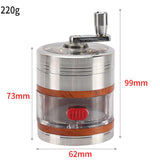 Maxbell Metal Grinder Spice grinder Mill High Quality Easy to Use Multipurpose Argent