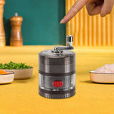 Maxbell Metal Grinder Spice grinder Mill High Quality Easy to Use Multipurpose Gray