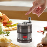 Maxbell Metal Grinder Spice grinder Mill High Quality Easy to Use Multipurpose Gray