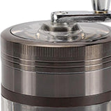 Maxbell Metal Grinder Spice grinder Mill High Quality Easy to Use Multipurpose Gray
