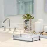 Maxbell Display Shelf Multipurpose Cosmetic Holder Large Capacity for Kitchen Table Clear