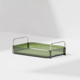 Maxbell Display Shelf Multipurpose Cosmetic Holder Large Capacity for Kitchen Table Green