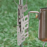 Maxbell Alcohol Stove Stand Rack Pot Stand Support Rack for Camping Picnic Outdoor
