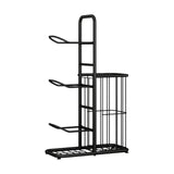 Maxbell Metal Ball Storage Holder Freestanding Basketball Storage Rack for Soccer S