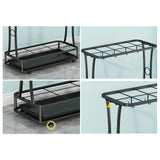 Maxbell Iron Umbrella Stand Organizer Free Standing for Entry Office Decoration 18 Hole