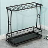 Maxbell Iron Umbrella Stand Organizer Free Standing for Entry Office Decoration 18 Hole