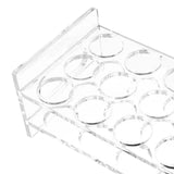 Maxbell Glasses Holder Transparent Glass Display with Handle for Home