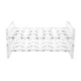 Maxbell Glasses Holder Transparent Glass Display with Handle for Home