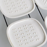 Maxbell Dessert Serving Tray Tabletop Dessert Plate Organizer for Holiday Buffet Number Eight Pattern