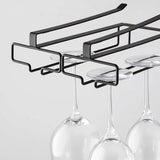 Maxbell Glass Holder Easy to Install Stemware Rack for Kitchen Cabinets Kitchen