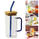 Maxbell Drinking Clear Glasses Birthday Gifts for Iced hot Cold Beverages Blue