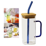 Maxbell Drinking Clear Glasses Birthday Gifts for Iced hot Cold Beverages Blue
