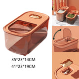 Maxbell Airtight Storage Containers Visible Dustproof for Cupboards Kitchen Closets 5L