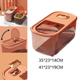 Maxbell Airtight Storage Containers Visible Dustproof for Cupboards Kitchen Closets 5L