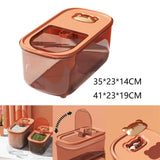 Maxbell Airtight Storage Containers Visible Dustproof for Cupboards Kitchen Closets 5L