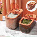 Maxbell Airtight Storage Containers Visible Dustproof for Cupboards Kitchen Closets 10L