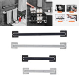 Maxbell Wall Mounting Towel Bar Accessories Multifunctional Single Layer for Cabinet Large black