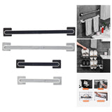 Maxbell Wall Mounting Towel Bar Accessories Multifunctional Single Layer for Cabinet Large black