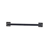 Maxbell Wall Mounting Towel Bar Accessories Multifunctional Single Layer for Cabinet Large black