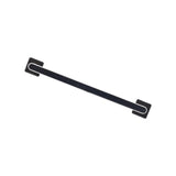 Maxbell Wall Mounting Towel Bar Accessories Multifunctional Single Layer for Cabinet Large black