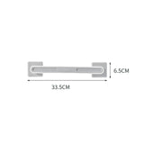 Maxbell Wall Mounting Towel Bar Accessories Multifunctional Single Layer for Cabinet Small Pale