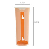 Maxbell Storage Box Grocery Bag Holder Wall Mounted for Restaurant Hotel Pantry Orange